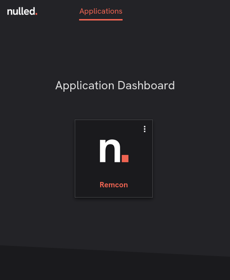 The nulled authentication portal.